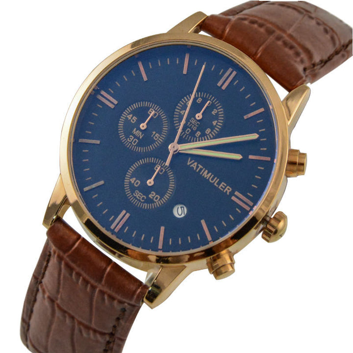 Fashion Korean Style Business Multifunction Quartz Men's Watch