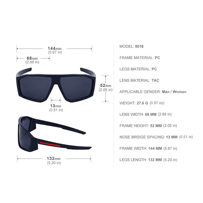 Polarized Sports Sunglasse