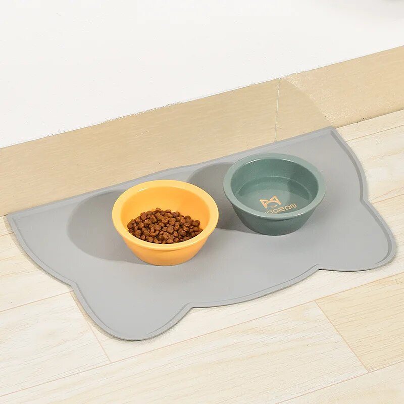 Waterproof Non-Slip Pet Feeding Mat for Cats & Dogs