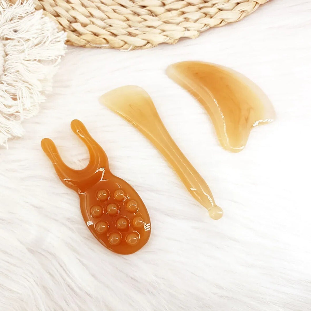 Resin Guasha Face and Nose Lifting Massage Tool