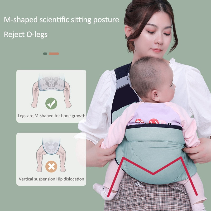 Green Ergonomic Baby Sling