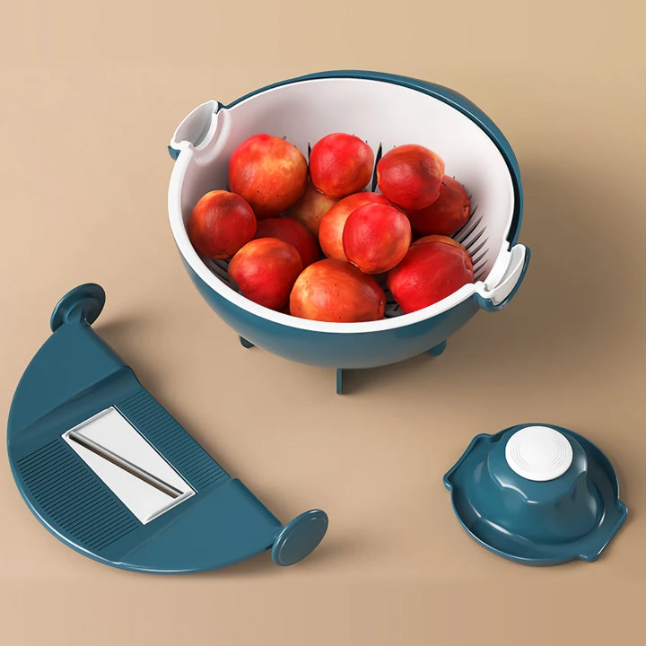 Multifunctional 2-in-1 Vegetable Slicer and Fruit Strainer