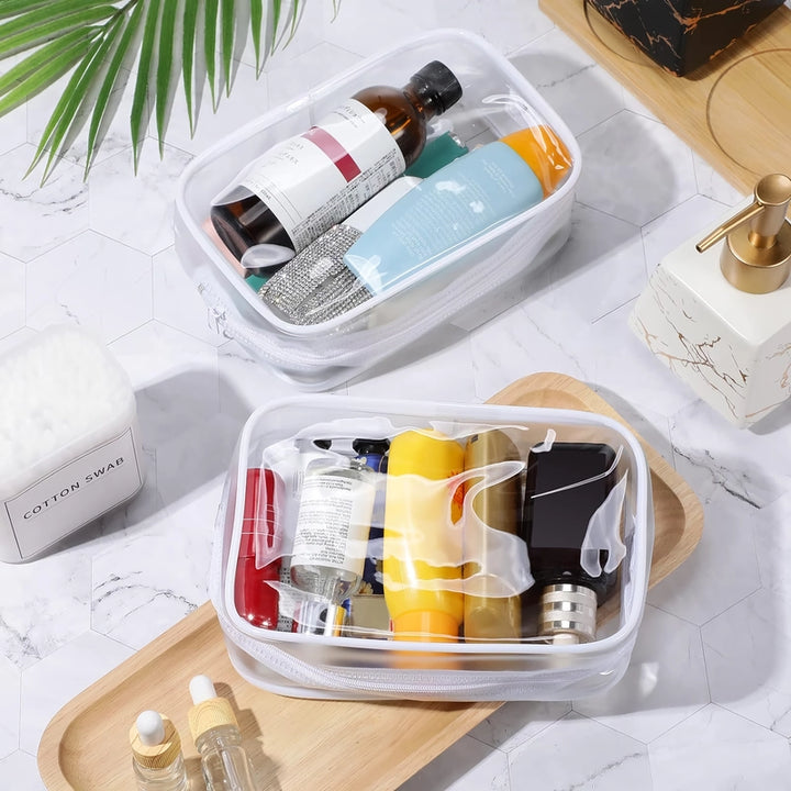 Transparent PVC Travel Organizer Clear Makeup Bag