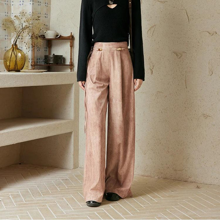 High-Waisted Loose Wide Leg Pants for Women