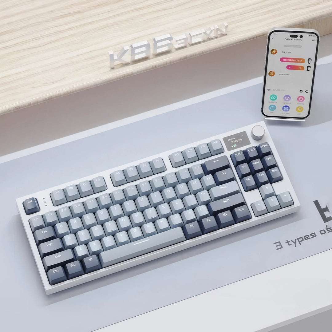 Wireless Hot-Swappable Mechanical Keyboard: Enhanced Typing & Gaming Experience