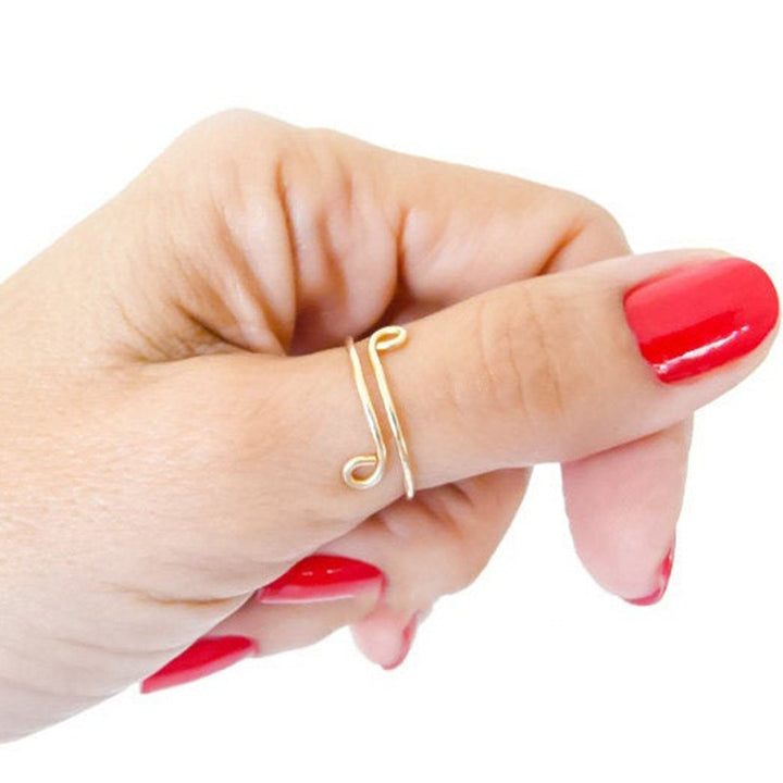 Adjustable Single And Double Layer Ring