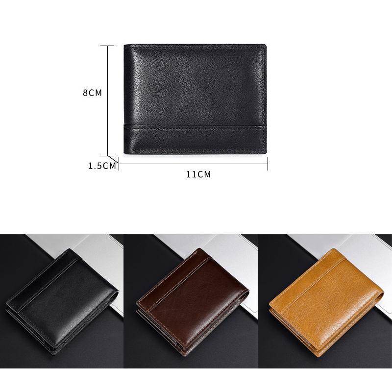 Vintage Genuine Leather RFID Men’s Wallet