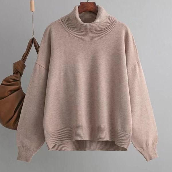 Chic Oversized Turtleneck Sweater