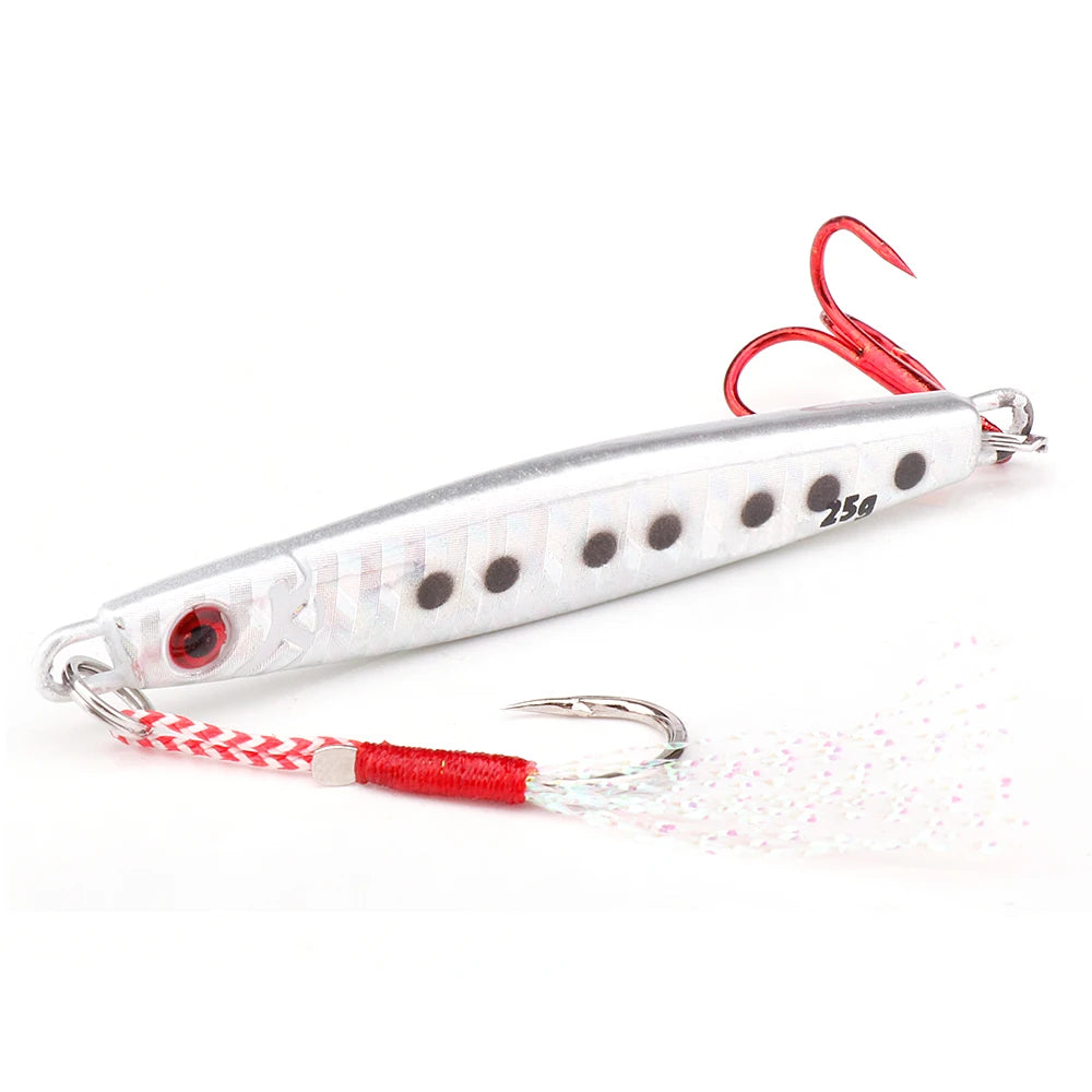 Metal Jig Spoon Fishing Lure - 25g/40g/60g for Trolling