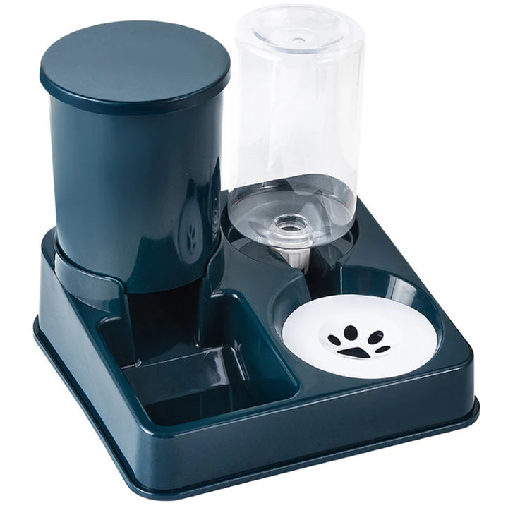 Automatic Pet Feeder and Water Dispenser Set