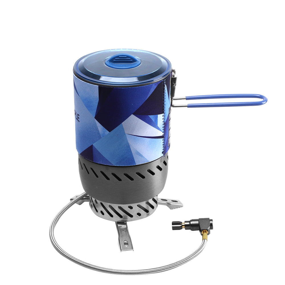 Compact Windproof Heat Exchanger Camping Stove System