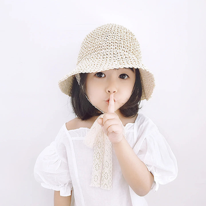 Fashion Lace Baby Panama Hat