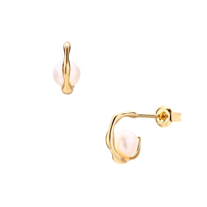 Light Luxury Fashion Pearl Earrings Sterling Silver