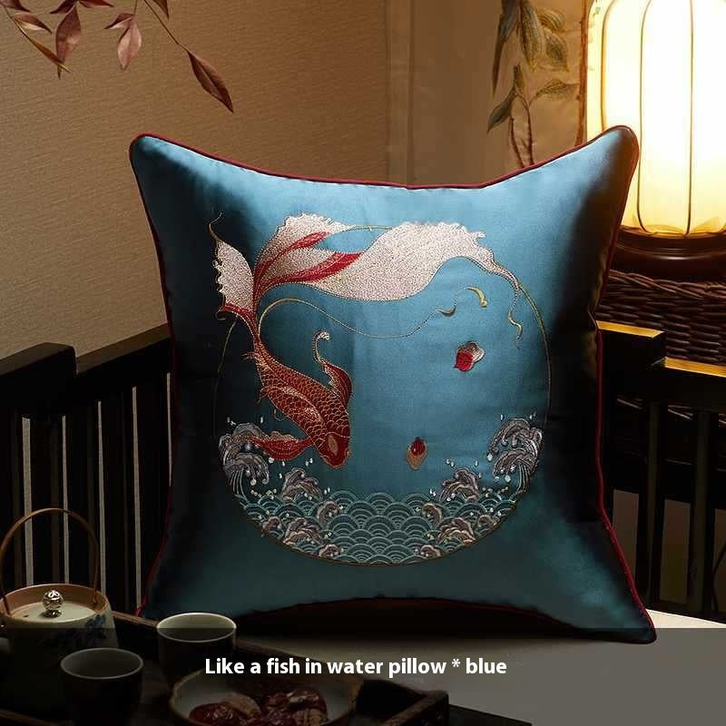 Classical Embroidery New Chinese Style Pillow Cover