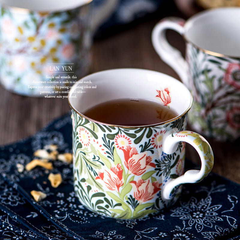 European Blue And White Mug