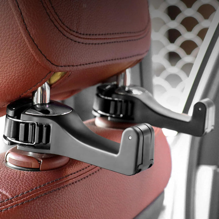 Universal Car Seat Back Phone Holder & Storage Hook