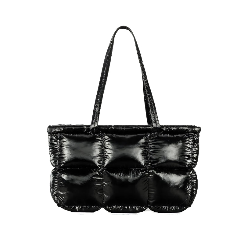 Chic Rhombus Quilted Tote