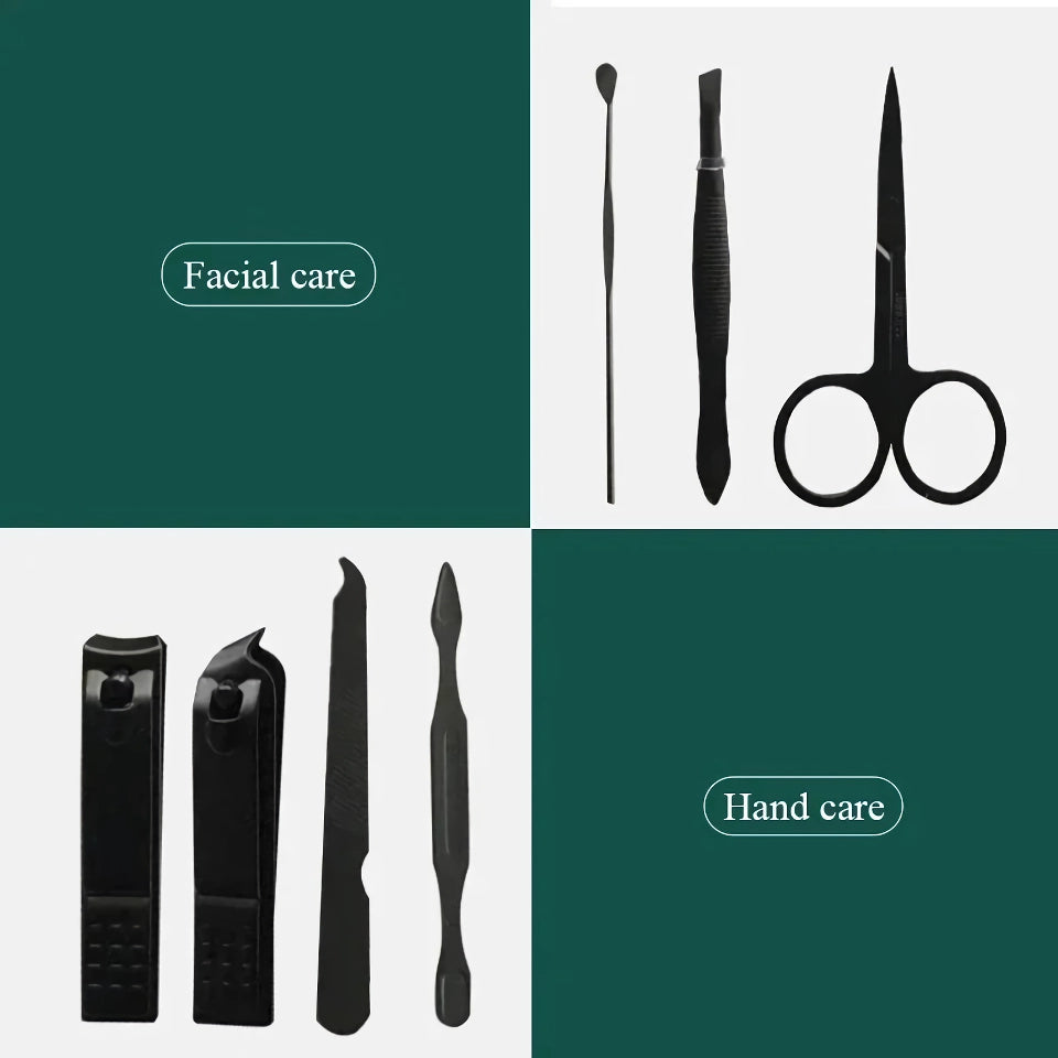 7-Piece Professional Nail Clippers Kit - Manicure & Pedicure Tools