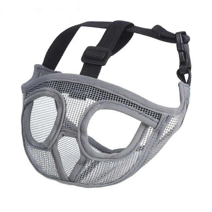 Breathable Mesh Muzzle for Flat-Faced Dogs