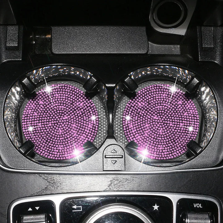 Luxury Bling Car Cup Holder Coasters