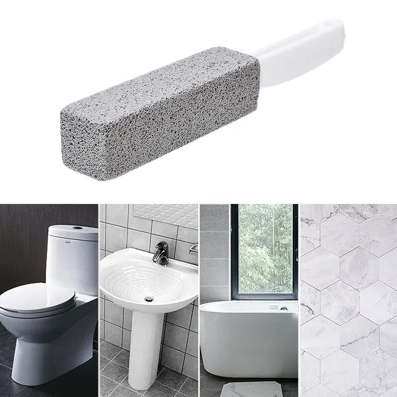 Eco-Friendly Pumice Stone Toilet Cleaning Brush - Stain and Limescale Remover