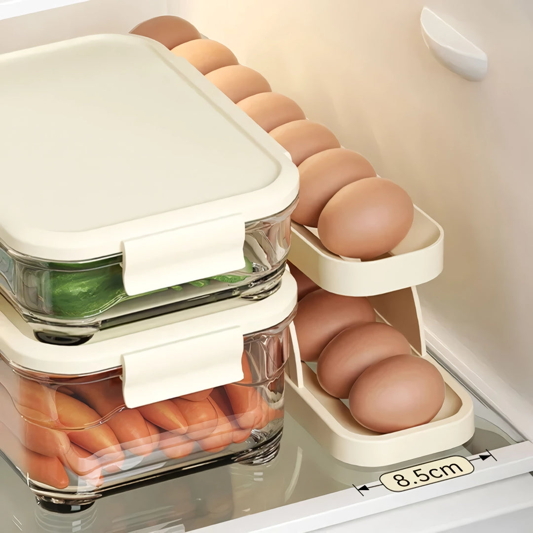 Automatic Scrolling Egg Rack Holder