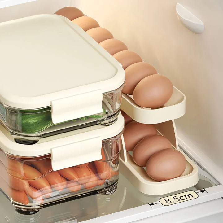 Automatic Scrolling Egg Rack Holder