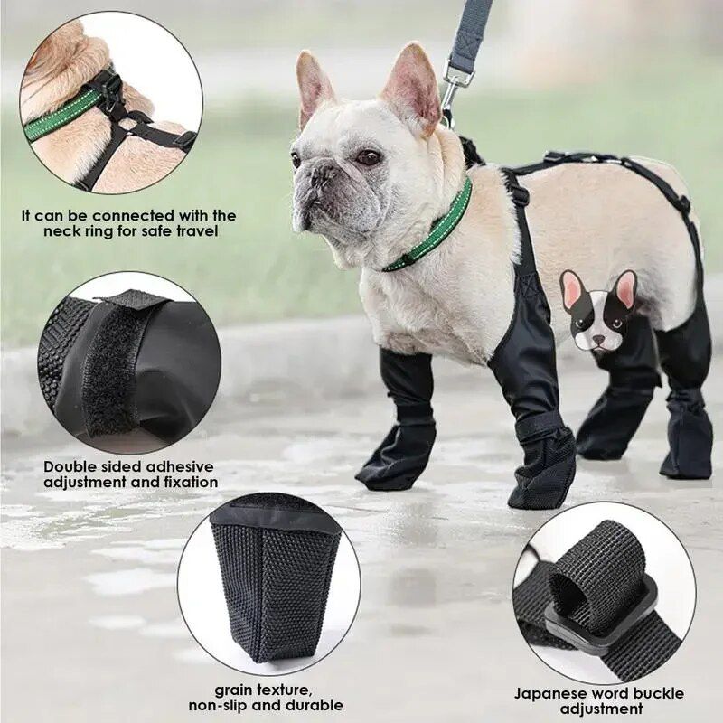 Adjustable Waterproof Dog Shoes for Outdoor Adventures