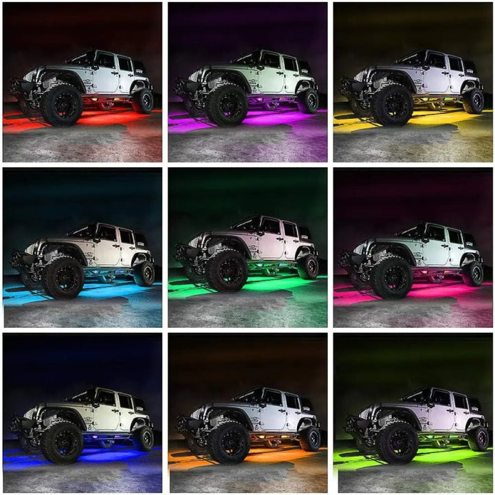 Car Underglow Lights Waterproof 6 PCS Kit