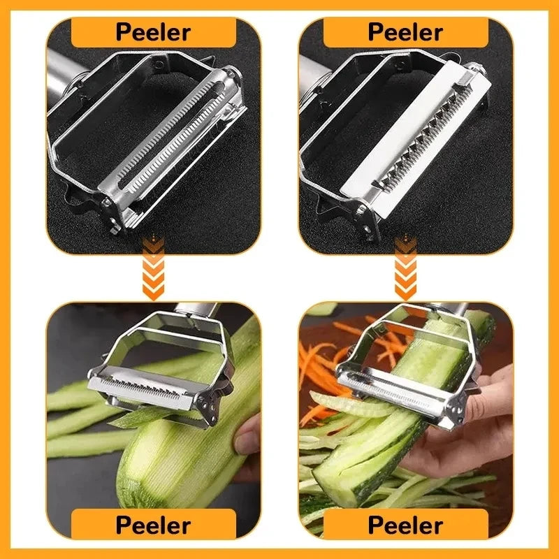 Stainless Steel Double-Head Vegetable Peeler