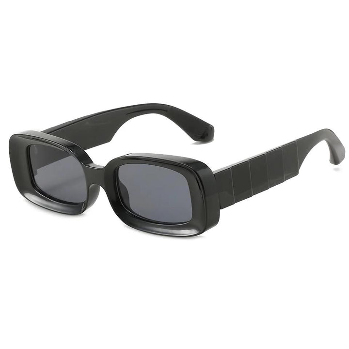 Stylish Plastic Clear Retro Sunglasses