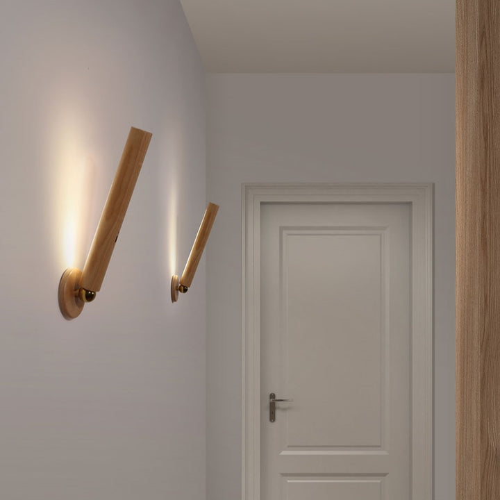 Wood Indoor Wall Lamp