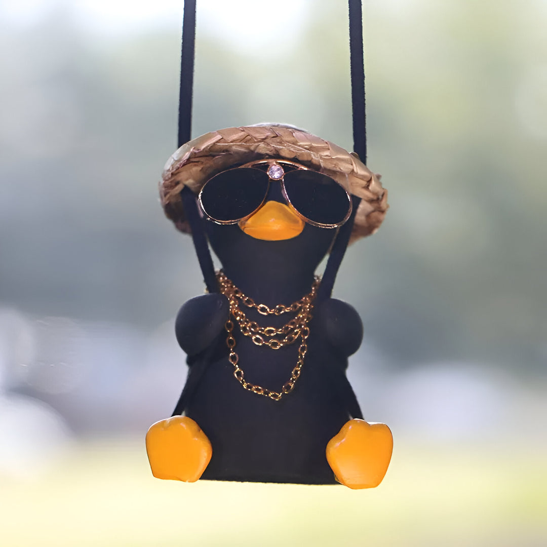 Cute Swinging Duck Car Ornament