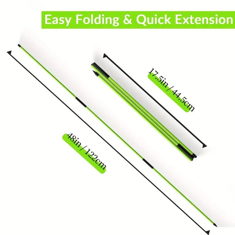 Factory Direct Sales Three-fold Directional Stick 2 Pack Golf Pointer Swing Practice Aid