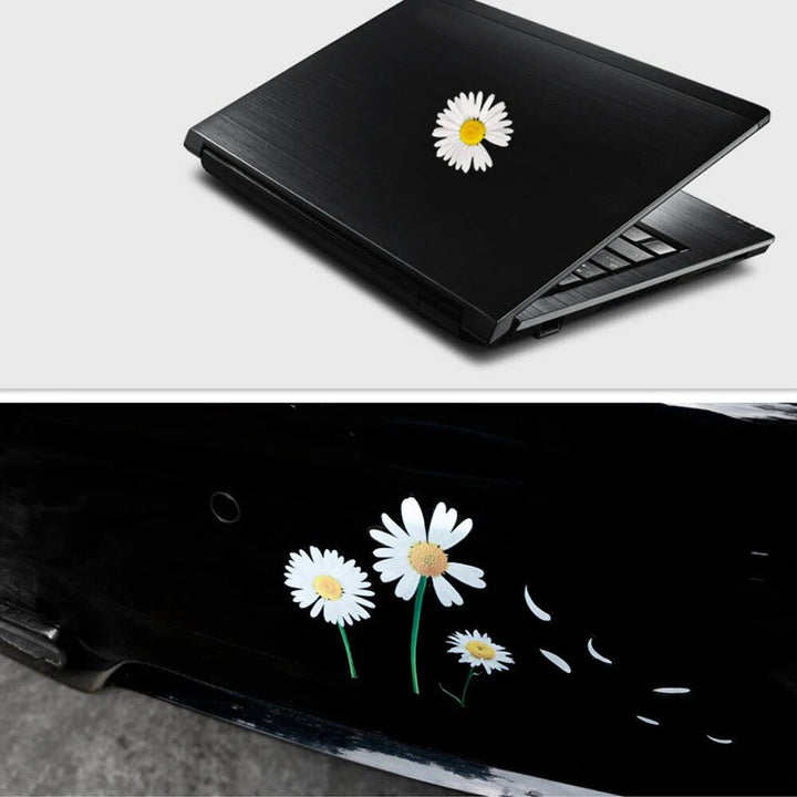 Waterproof Flower Vinyl Car Decal Set