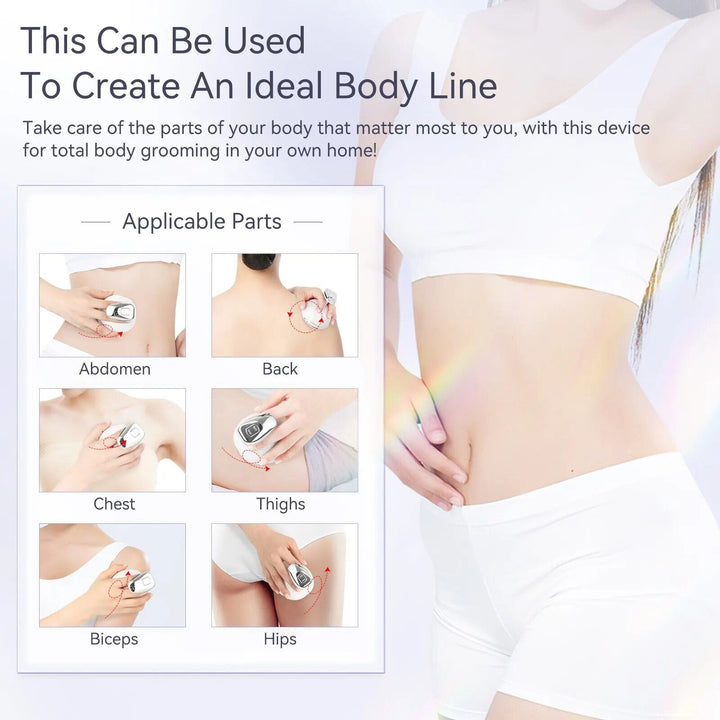 UltraSlim Body Toning Device with LED Photon & Waterproof Features