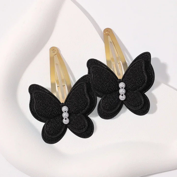 2pcs Butterfly Hair Clips for Girls