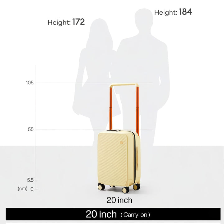 Wide Handle Travel Luggage Suitcase