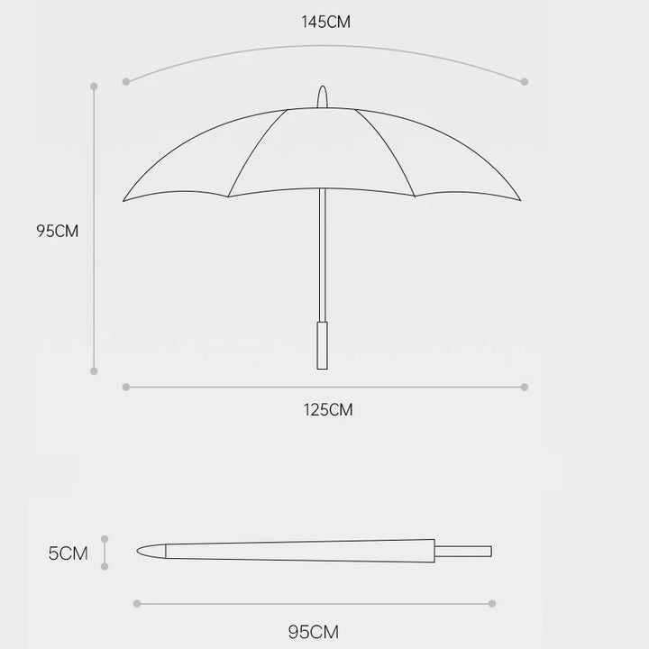 Automatic Windproof Long Handle Umbrella