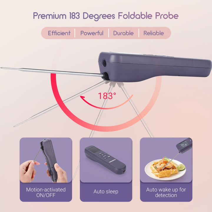 Handy Meat Thermometer with IR Detector