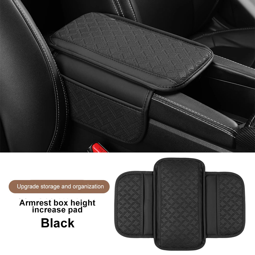 Universal Car Armrest Pad Cushion with Storage - Comfort & Protection