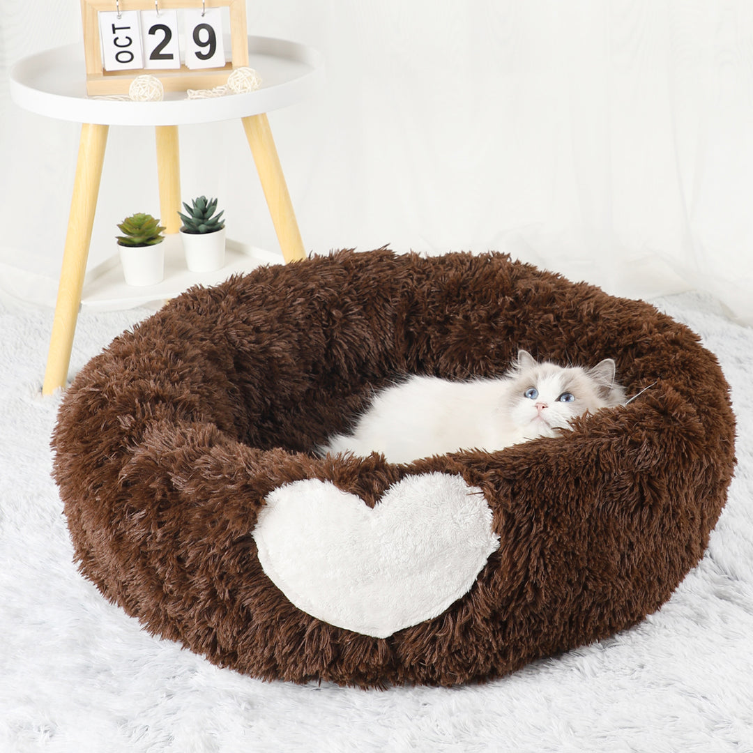 Cozy Clamshell Cat Bed