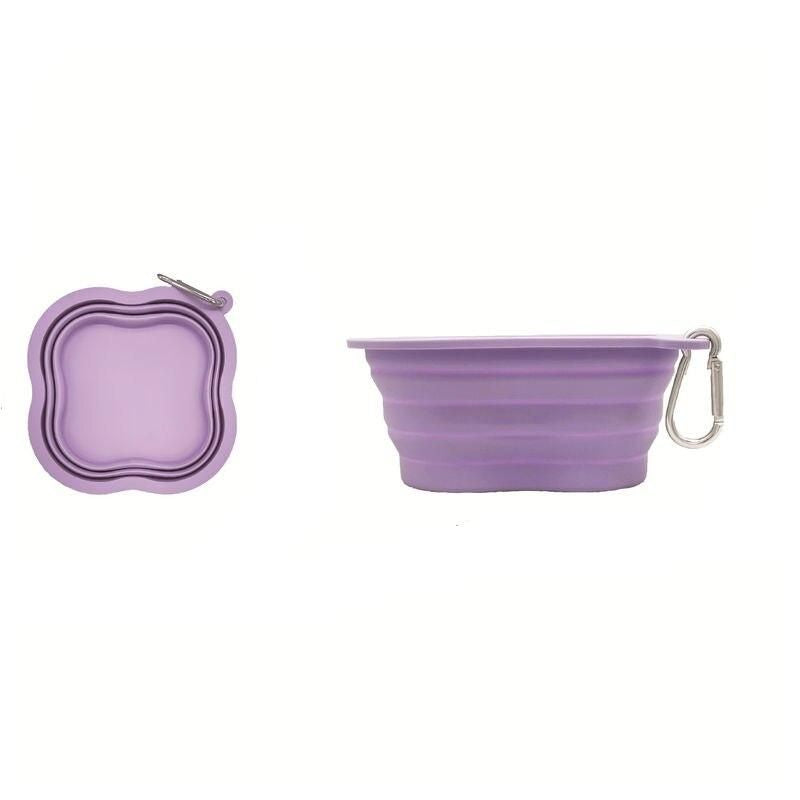 Portable 500ML Silicone Pet Bowl