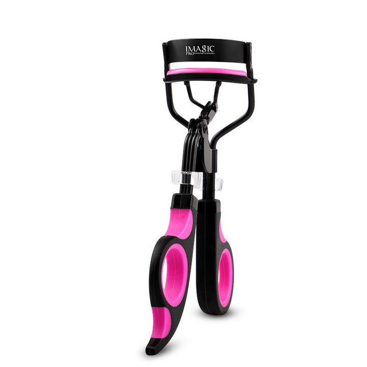 Compact Carbon Steel Eyelash Curler for Long-Lasting Curls