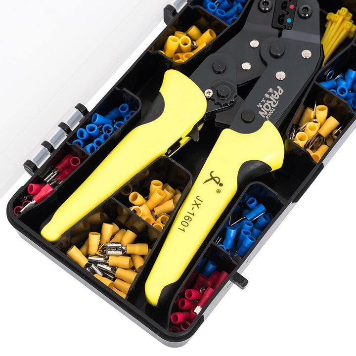 Paron M161 Crimper Pliers Pre-insulated Terminal Wire Pliers Terminal Crimping Pliers Crimping Pliers Kit With 280pcs Terminals - MRSLM