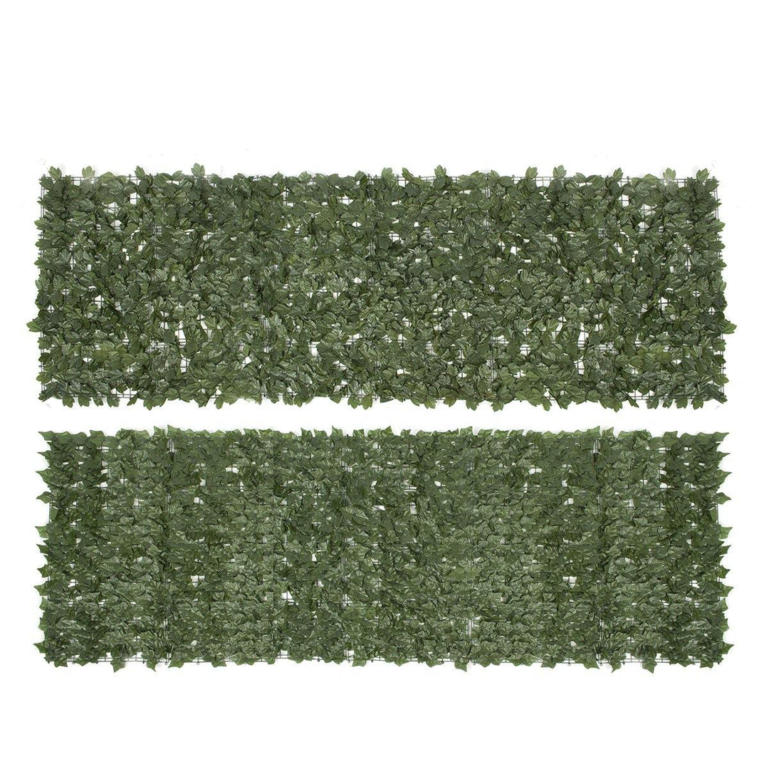 1*3m Artificial Ivy Leaf Fence Green Garden Yard Privacy Screen Hedge Plants Decorations - MRSLM