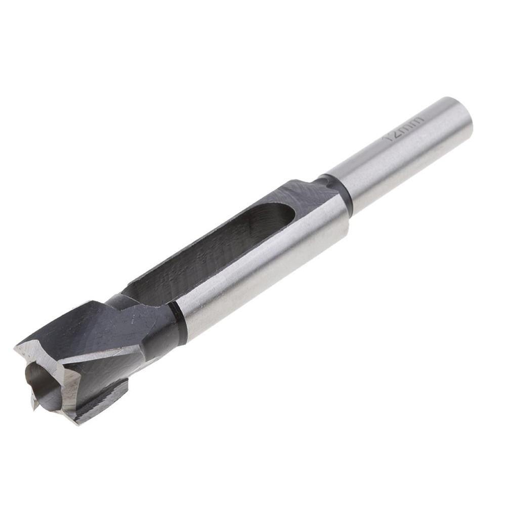 12mm Woodworking Drill Bit 13mm Shank Carbon Steel Tapered Snug Plug Cutter - MRSLM