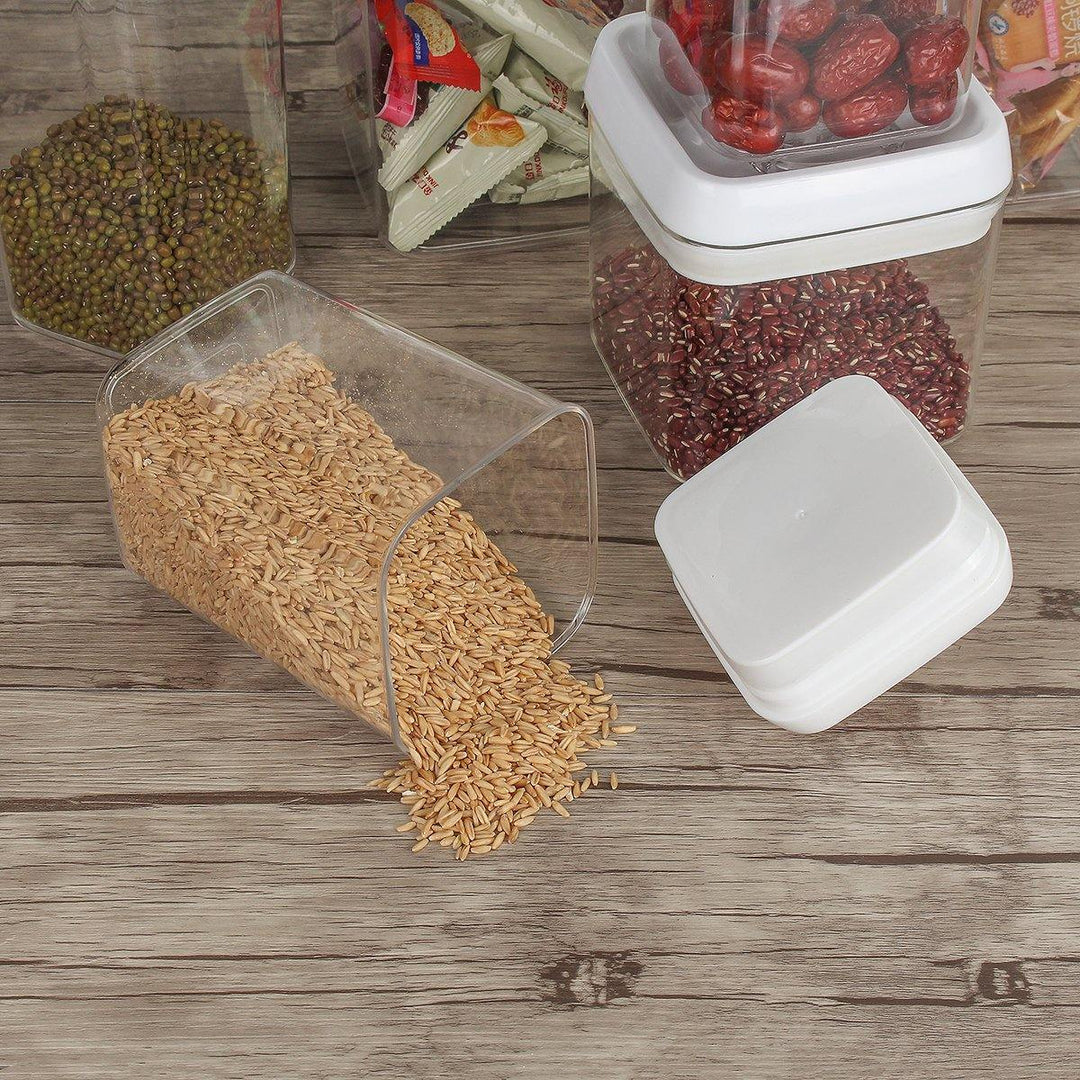 Airtight Kitchen Food Storage Container With Lid Vacuum Seal Cereal Food Fresh Keeping Box - MRSLM