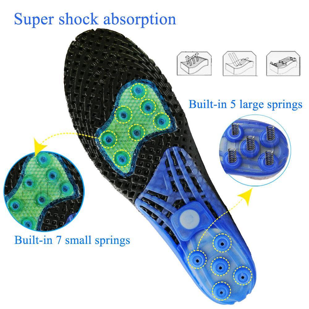 Spring Silicone Orthopedic Arch Support Insoles Inserts Flat Feet Orthotic Shoes Sole Insoles Plantar Fasciitis - MRSLM