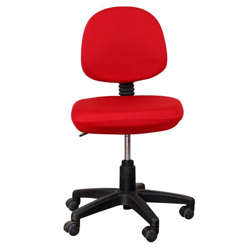 Removable Office Computer Swivel Chair Seat Cover Case w/ Headrest Covers - MRSLM